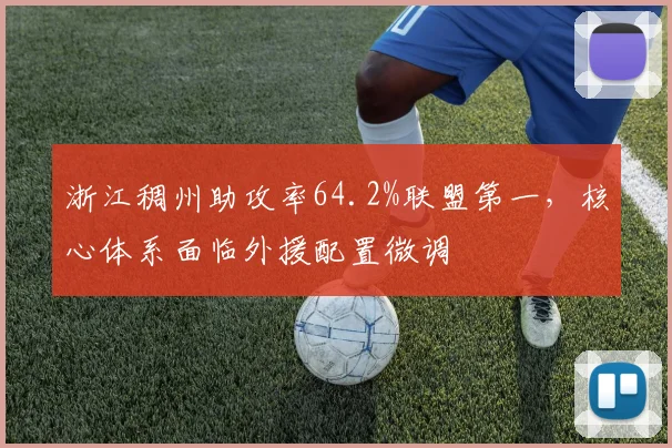 浙江稠州助攻率64.2%联盟第一，核心体系面临外援配置微调